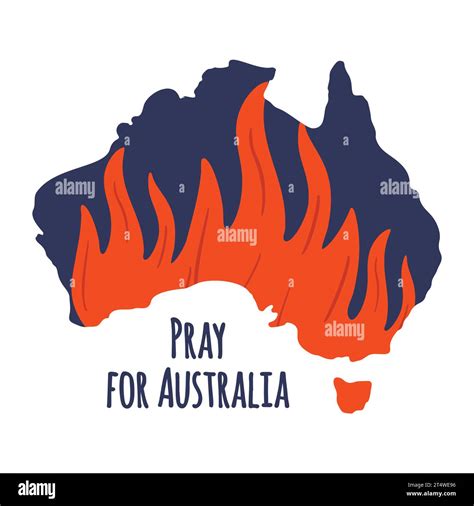 Forest fires in australia pray for sydney Vector Image Stock Vector Image & Art - Alamy