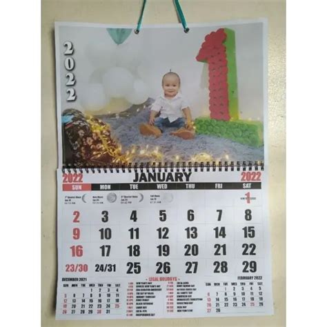 Personalized Customized Calendar 2022 | Lazada PH