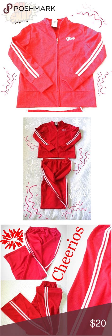 🏅gLee Costume- Coach Sue Sylvester This is a red tracksuit with double ...