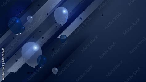 vector american flag in dark blue abstract background Stock Vector | Adobe Stock