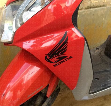 Unique Honda wings sticker logo for in custom colors and sizes