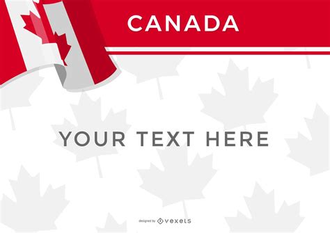 Canada Flag Design Template Vector Download