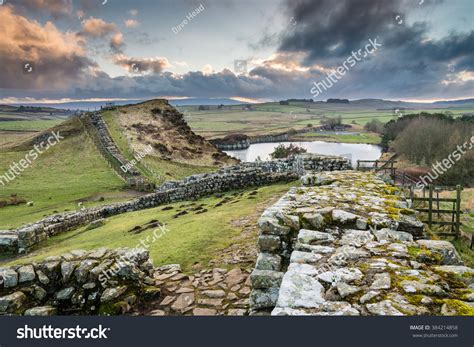 Milecastle 42 On Hadrians Wall Pennine Stock Photo (Edit Now) 384214858