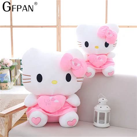 Hot 45 55cm Super Giant Hello Kitty Plush Stuffed Toy Soft Cartoon ...