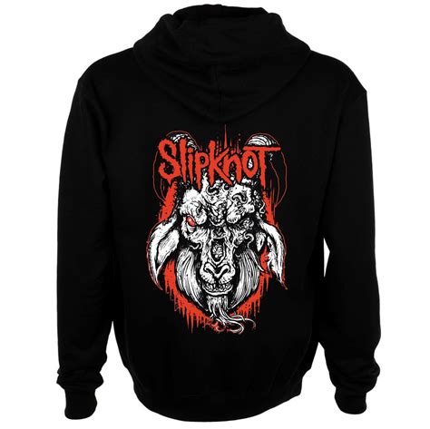 Slipknot Goat Hoodie Back – Metal & Rock T-shirts and Accessories