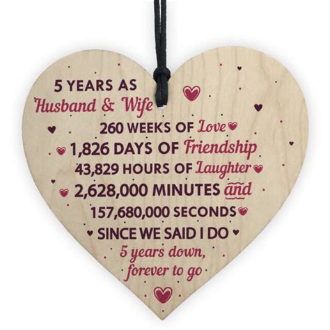 Five Year Anniversary Gift For Husband - 5th Wedding Anniversary Gifts For Husband Wood ...