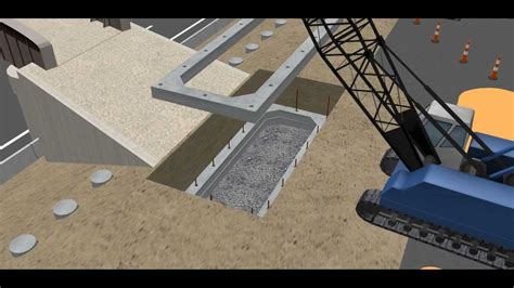 Bridge Abutment Construction - YouTube