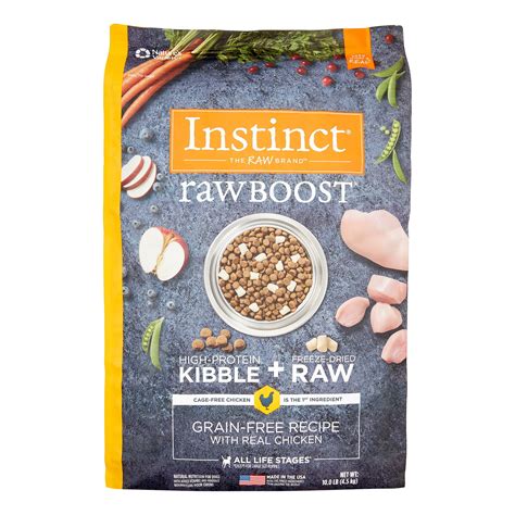 Instinct Raw Boost Grain-Free Recipe with Real Chicken Natural Dry Dog ...