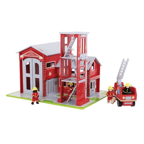 City Fire Station | Fire station, Wooden playset, Playset