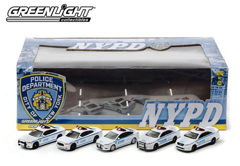 Greenlight Collectibles NYPD Diorama 1/64 Set of 5 Diecast NYPD Police – Acapsule Toys and Gifts