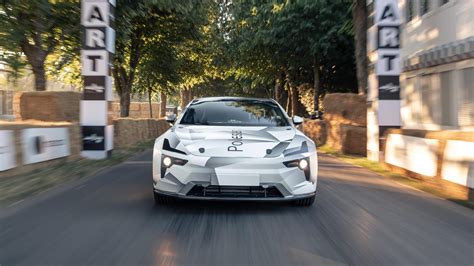 Polestar 5 Prototype Runs Up That Hill at Goodwood Festival of Speed - CNET