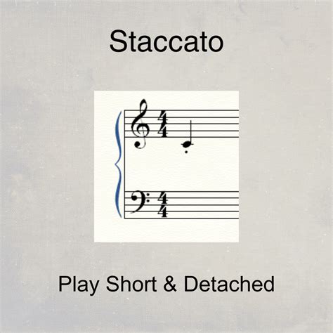 Music Theory Basics, A Staccato — Piano Possibilities