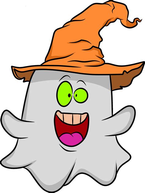 Halloween ghost cartoon character vector illustration 29271760 Vector ...