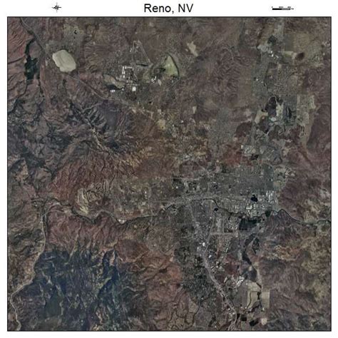 Aerial Photography Map of Reno, NV Nevada