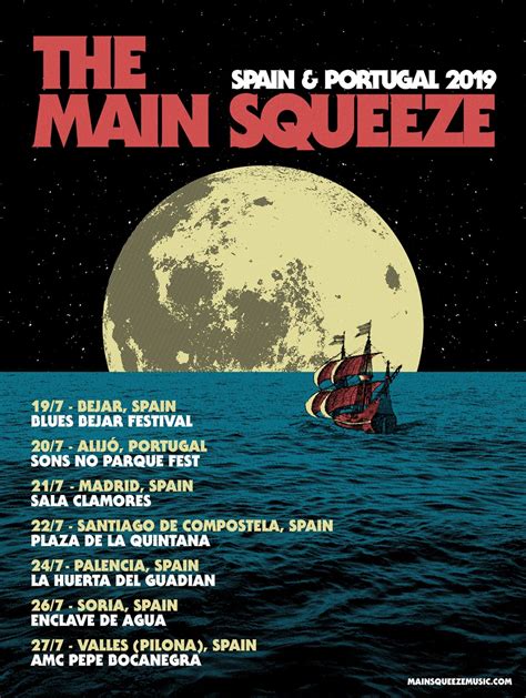 The Main Squeeze Announces Extensive 2019 Fall Tour, European Dates