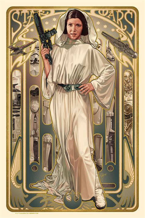 'Princess Leia Organa' by Juan Carlos Ruiz Burgos | Force Friday 2019 ...