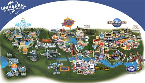 Universal Orlando Resort Map - Ontheworldmap.com