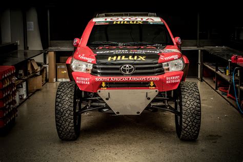 Toyota Gazoo Racing unveil 2017 Dakar Rally Hilux Evo racer – 5.0 litre ...