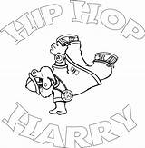 Hip Hop Dancer Coloring Pages sketch template