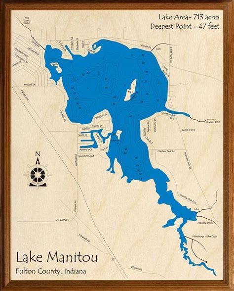 Lake Manitou Map