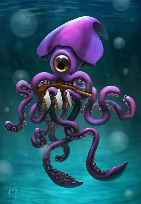 ArtStation - Baby Kraken