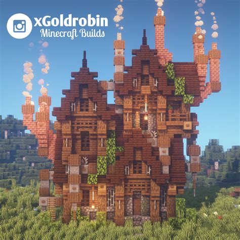 I built a steampunk house! : r/Minecraft