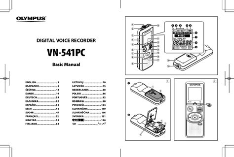 Olympus VN 541PC Manual Básico