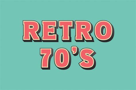 70s Font Style Logos | Images and Photos finder