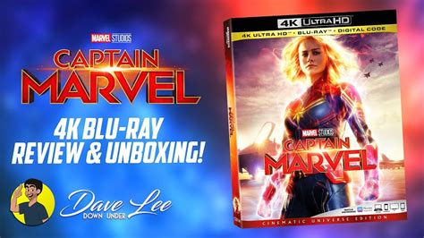 CAPTAIN MARVEL - 4K Blu-Ray Review & Unboxing - YouTube