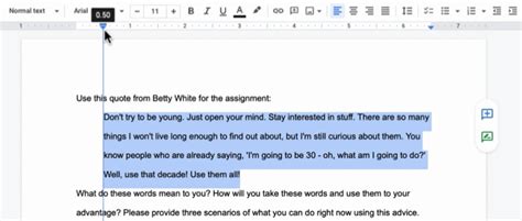 How to Make a Block Quote in Google Docs