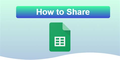 How to Share a Google Sheets Spreadsheet - Spreadsheet Life