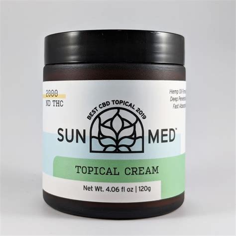 SunMed Topical CBD Cream — Your CBD Store / Ripon Naturals