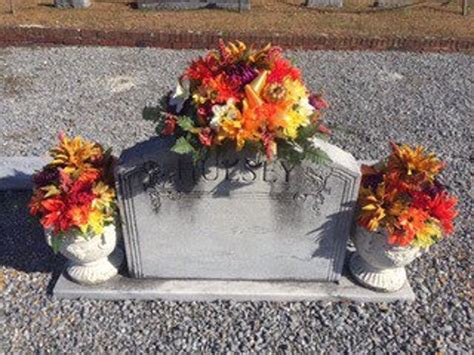 Headstone Saddle-Fall Arrangement | Etsy