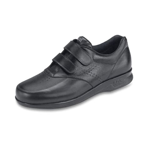 VTO Black - Men's Velcro Walking Shoe - SAS Shoes | SASnola.com