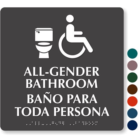 All-Gender Restroom Signs | Gender Neutral Restroom Signs