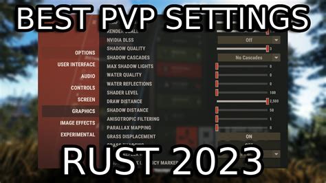 BEST Rust PVP/FPS Settings for 2023 (Easy Guide to BOOST FPS) - YouTube