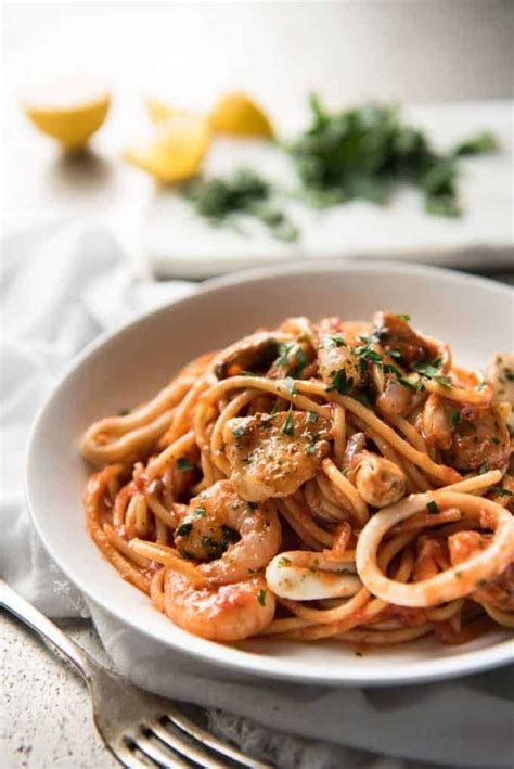 Seafood Spaghetti Marinara | simplyrecipes