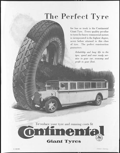 The history of Continental Tyres | Continental tyres