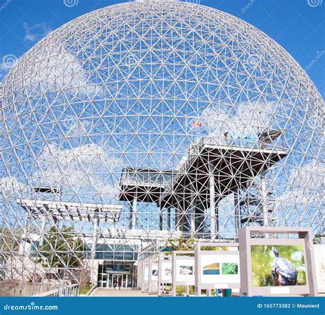 The Biosphere is a museum editorial photography. Image of fuller ...