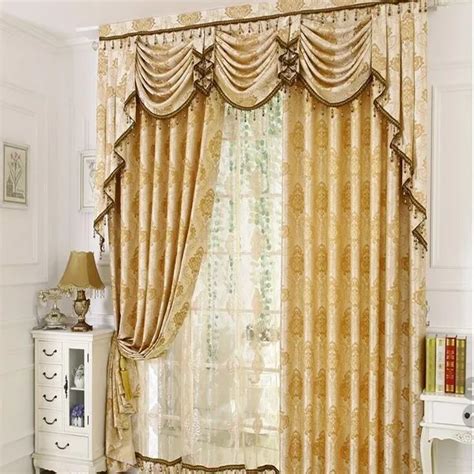 Beautiful Window Curtains With Attached Valance - Buy Curtains With ...