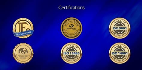 Certifications