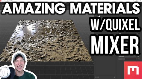 Amazing CUSTOM MATERIALS with Quixel Mixer! - The Rendering Essentials