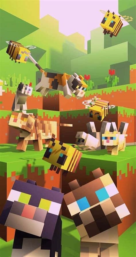 Download Minecraft Animals Android Wallpaper | Wallpapers.com