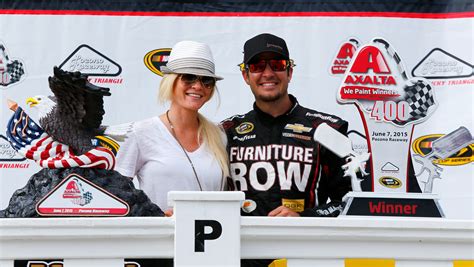 NASCAR driver Martin Truex Jr. and girlfriend Sherry Pollex