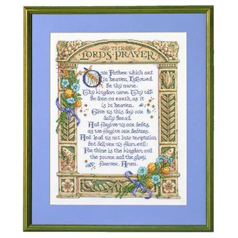 Cross Stitch Pattern Lord’s Prayer – Free Patterns