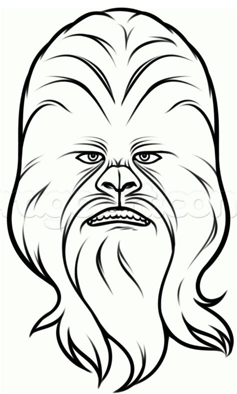 Chewbacca clipart black and white, Chewbacca black and white Transparent FREE for download on ...