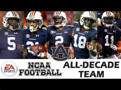 Auburn Tigers 2010s All-Decade Team - NCAA Football Roster - YouTube