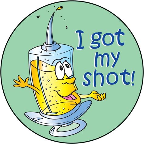 Amazon.com: ZOCO - Flu Shot Stickers - Doctor's Office Stickers - I Got ...