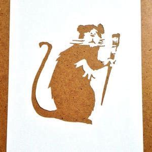 Banksy Stencils Set of 5 Choose Your Own - Etsy UK | Banksy stencil ...