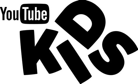 YouTube for Kids Logo Black and White – Brands Logos